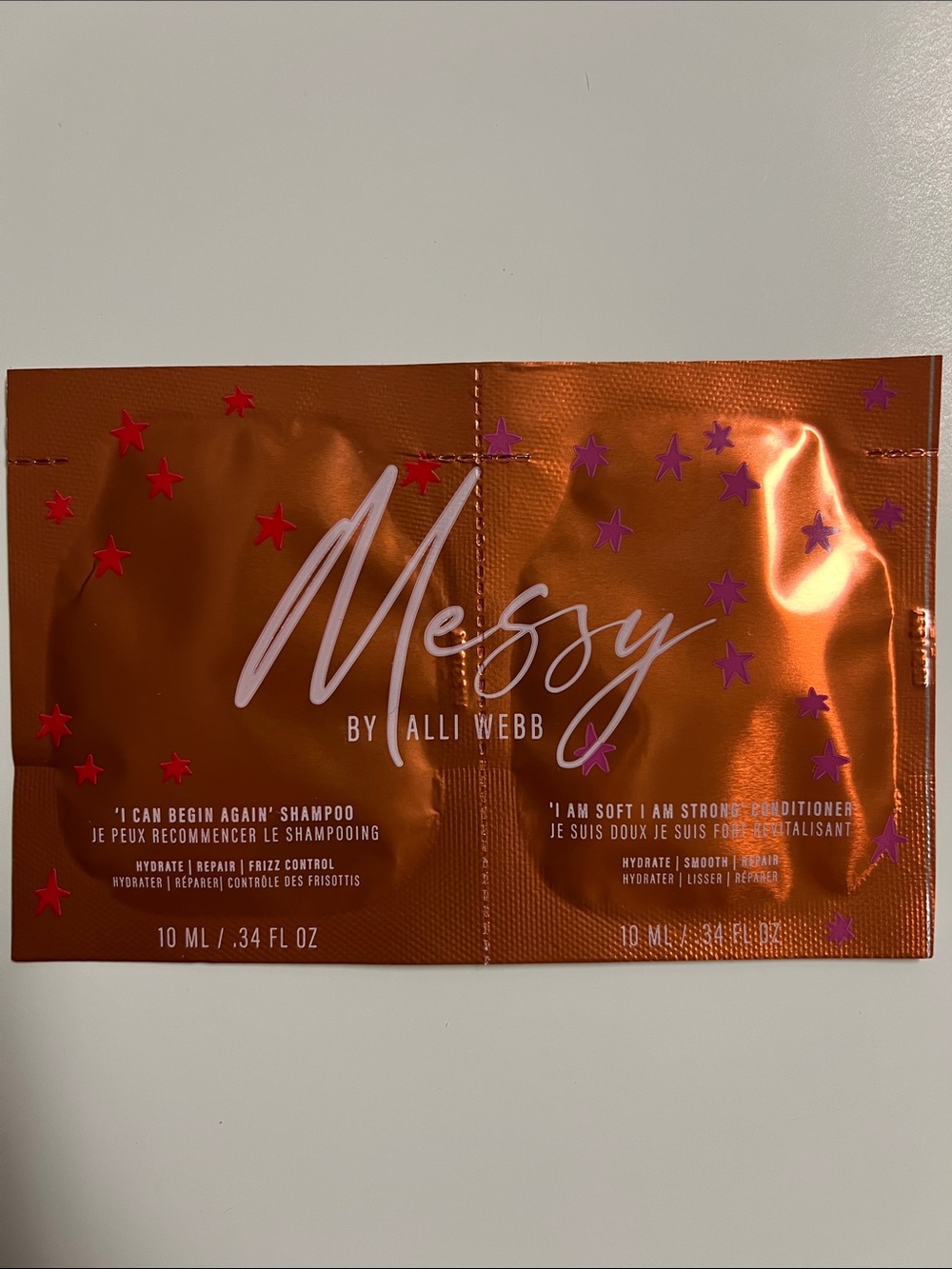 Messy by Alli Webb shampoo and conditioner